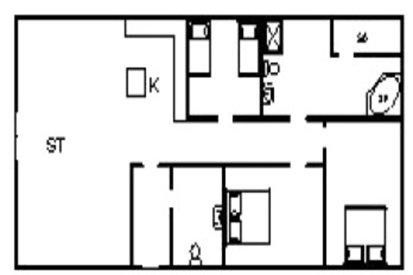 Foto van 6 persoons vakantie huis in Tarm - Vakantiehuis in Tarm - FloorPlan
