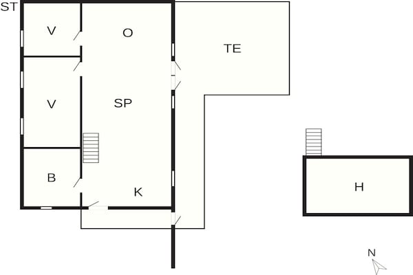Foto van 6 persoons vakantie huis in Løgstør-By Traum - Vakantiehuis in Løgstør - FloorPlan