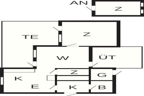 Foto van 6 persoons vakantie huis in Spøttrup-By Traum - Vakantiehuis in Spøttrup - FloorPlan