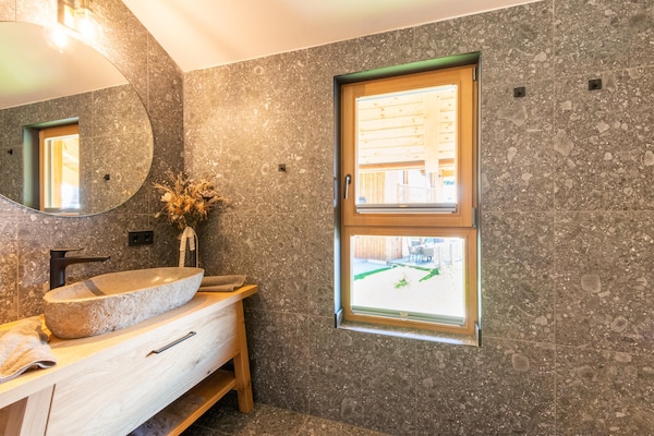 Foto van Chalet in Wölting in een heerlijk gebied. - Vakantiehuis in Wölting - BathRoom