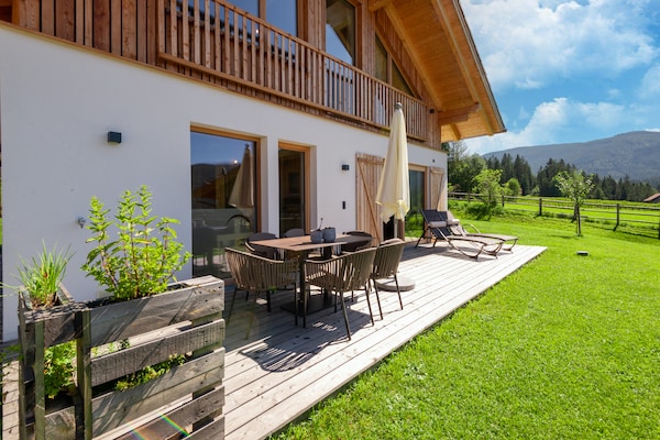 Foto van Gezellig chalet in Wölting in een charmante omgeving. - TerraceBalcony