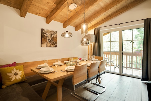 Foto van Chalet in Krimml bij Zillertal Ski Arena - Vakantiehuis in Krimml - DiningRoom