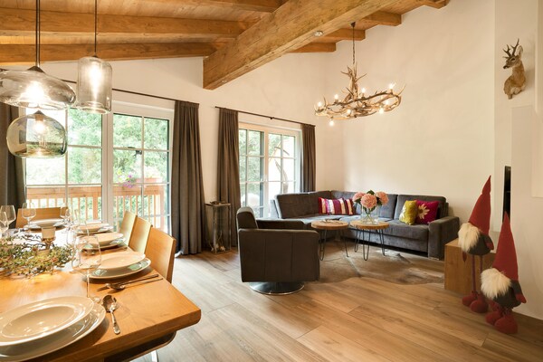 Foto van Chalet in Krimml bij Zillertal Ski Arena - Vakantiehuis in Krimml - LivingRoom