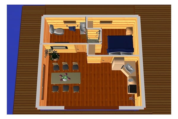Foto van Chalet aan het meer nr. 51 - Vakantiehuis in Rust - Untagged