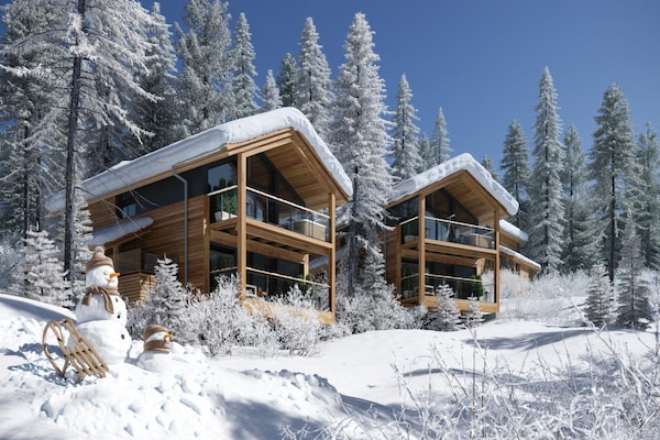 Foto van Luxe chalet met privésauna - Vakantiehuis in Turrach - ExteriorWinter