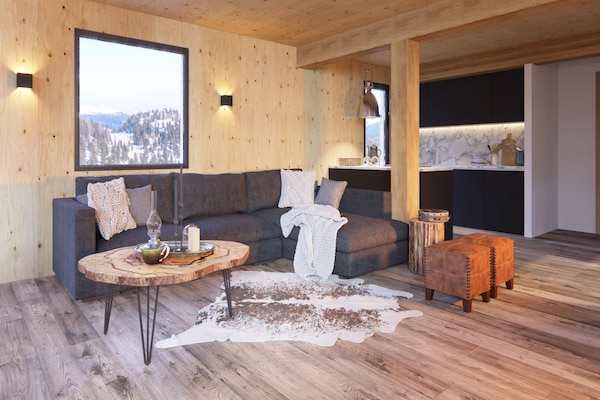 Foto van Luxe chalet met privésauna - Vakantiehuis in Turrach - LivingRoom