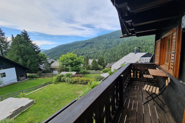 Foto van Appartement met uitzicht op de bergen - Vakantiehuis in Bad Kleinkirchheim - TerraceBalcony