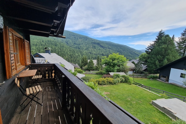 Foto van Appartement met uitzicht op de bergen - Vakantiehuis in Bad Kleinkirchheim - TerraceBalcony