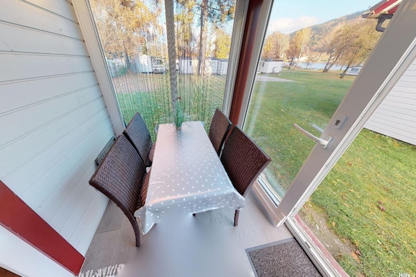 Foto van Chalet Bodensdorf bij Gerlitzen Alpe - Vakantiehuis in Bodensdorf am Ossiachersee - TerraceBalcony