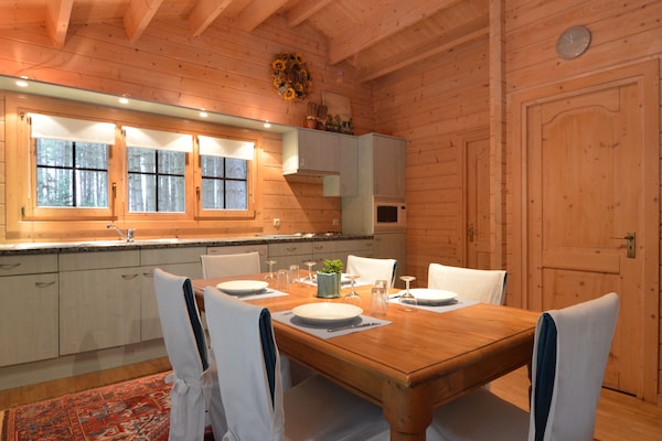 Foto van Vreedzame chalet-retraite - Vakantiehuis in Nijlen - DiningRoom
