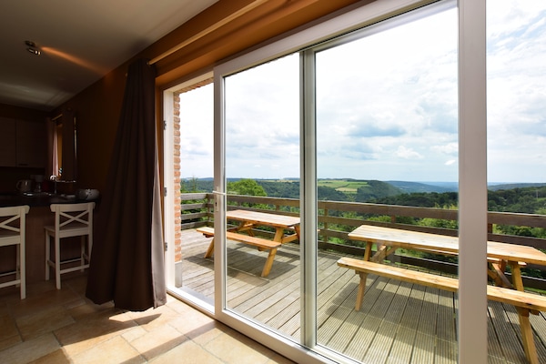 Foto van Uitzicht op de Maasvallei van Hastière - Vakantiehuis in Hastière - TerraceBalcony