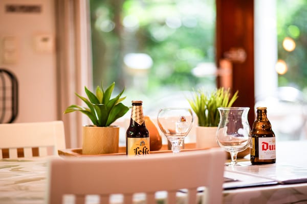 Foto van Gezellige chalet met sauna in Lanaken - Vakantiehuis in Lanaken - Ambiance