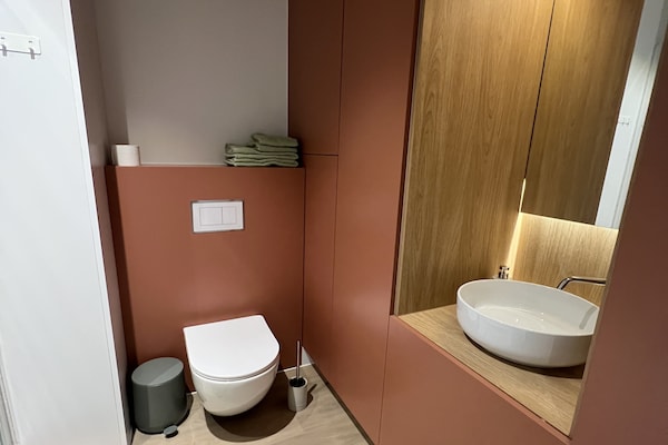 Foto van Gezellig appartement in Bree voor 2 gasten - Vakantiehuis in Bree - BathRoom