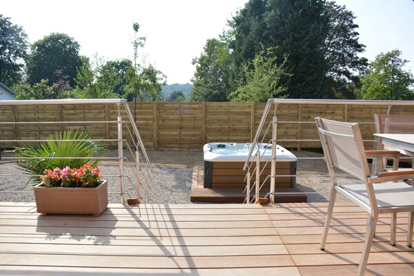 Foto van Luxe woning nabij Spa met een bubbelbad en sauna - Vakantiehuis in Spa - TerraceBalcony