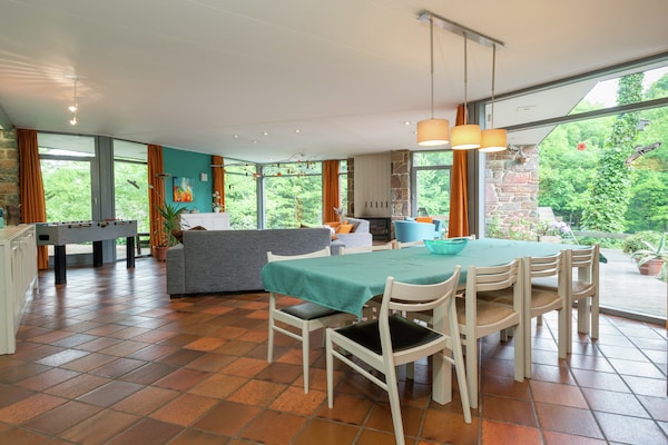 Foto van Vrijstaande vakantiewoning in de Ardennen met biozwembad - DiningRoom