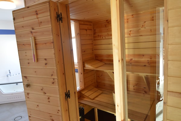 Foto van Riverside Retreat met sauna - Vakantiehuis in Coo - Wellness
