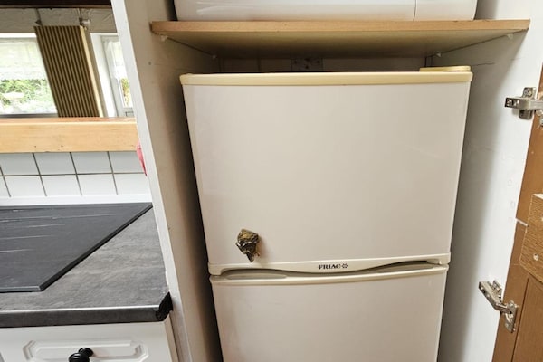 Foto van Boerderij in België met groene tuin - Vakantiehuis in Hastière-Lavaux - Kitchen