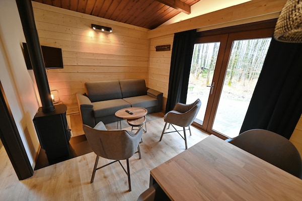 Foto van Chalet in België met prachtig uitzicht - Vakantiehuis in Virtoine - LivingRoom