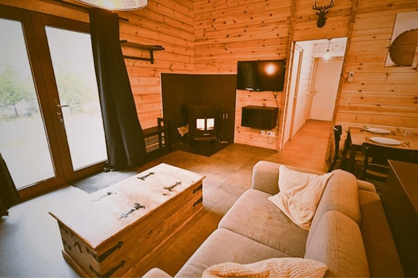 Foto van Ardens Chalet met Balkon, Sauna - Vakantiehuis in Oignies-en-Thierache - LivingRoom