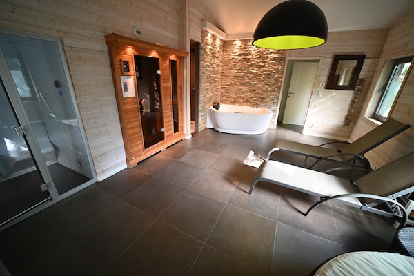 Foto van Vakantiehuis in Ardennen met Wellness - Vakantiehuis in Marche - Wellness