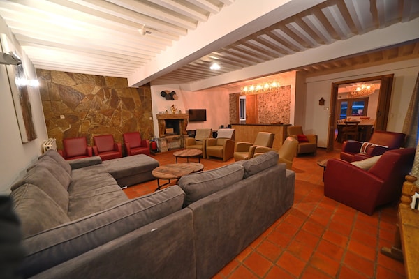 Foto van Vakantiehuis in Ardennen met Wellness - Vakantiehuis in Marche - LivingRoom