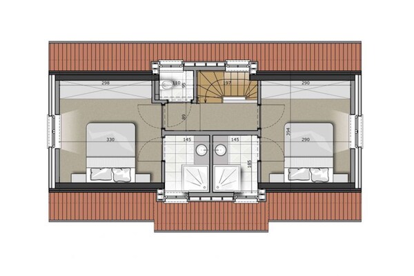 Foto van Villa in Breeduyn met tuin - Vakantiehuis in Bredene - FloorPlan