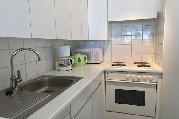 Foto van Studio in Nieuwpoort met Zeezicht Terras - Vakantiehuis in Nieuwpoort - Kitchen
