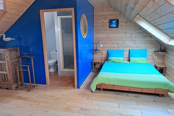 Foto van Stenen Huis in Cléder bij Strand - Vakantiehuis in Cléder - BedRoom