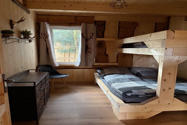 Foto van Chalet op de Wolfsberg - Vakantiehuis in Harzgerode - BedRoom