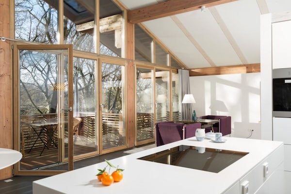 Foto van Boven alles in het parkchalet - Vakantiehuis in Potsdam - Untagged