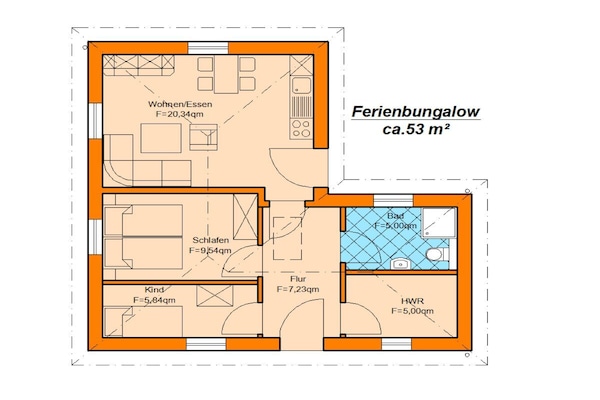 Foto van B4 rechtstreeks naar het Netzenmeer. - Vakantiehuis in Kloster Lehnin OT Trechwitz Siedling - Untagged