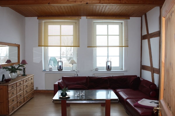 Foto van in het oude landhuis - Vakantiehuis in Hinrichshagen - LivingRoom