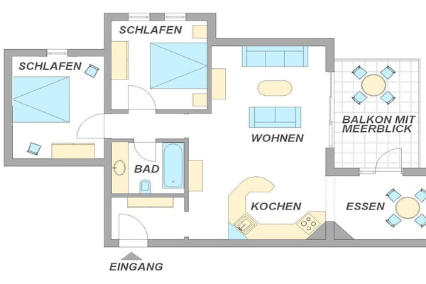 Foto van Königsstuhl Comfortabele vakantiewoning - Vakantiehuis in Göhren - Untagged