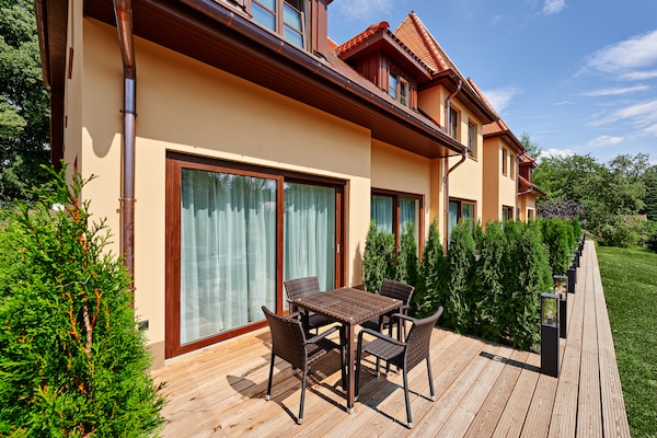 Foto van Vakantiewoning Franzl in Wendorf-Bernsteinland - Vakantiehuis in Wendorf - TerraceBalcony