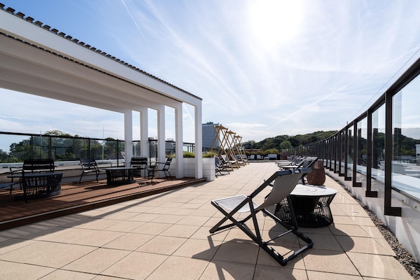 Foto van Balkonappartement met uitzicht op het groen - Vakantiehuis in Travemünde - TerraceBalcony