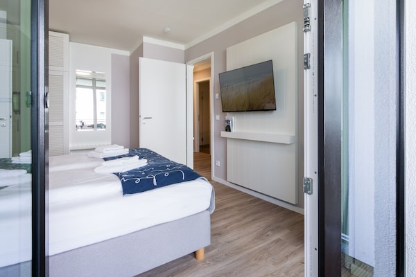 Foto van Balkonappartement met uitzicht op het groen - Vakantiehuis in Travemünde - BedRoom