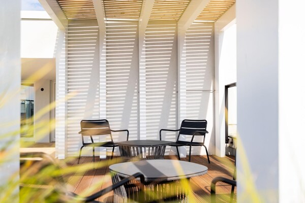 Foto van Baltisch toevluchtsoord nabij Strand - Vakantiehuis in Travemünde - TerraceBalcony