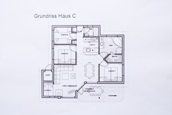 Foto van Baltische familieretraite voor 8 personen - Vakantiehuis in Großenbrode - FloorPlan