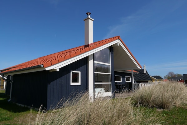 Foto van Beaside Wellness Chalet voor 10 personen - Vakantiehuis in Großenbrode - ExteriorSummer