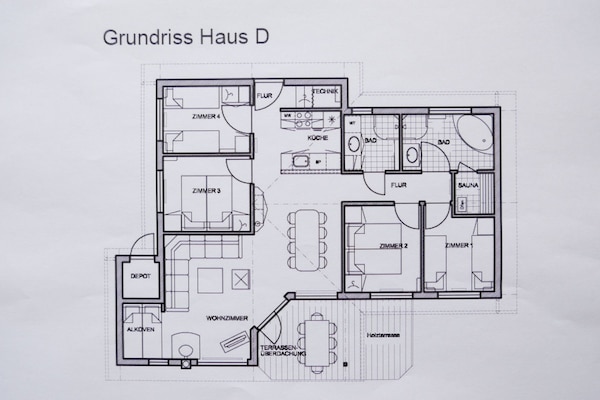 Foto van Baltische familievakantie voor 10 personen - Vakantiehuis in Großenbrode - FloorPlan