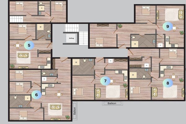 Foto van Bernstein Suite & Ontbijtappartement 04 - Vakantiehuis in Büum - Untagged