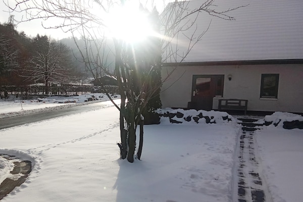 Foto van Appartement met privéterras in Hüddingen - Vakantiehuis in Bad Wildungen - AreaWinter1KM