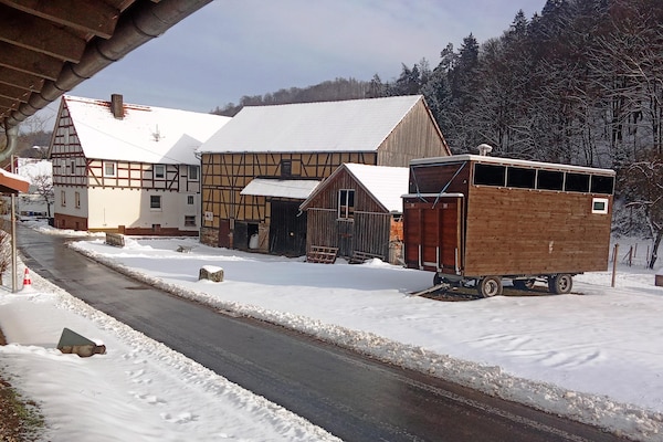 Foto van Appartement met privéterras in Hüddingen - Vakantiehuis in Bad Wildungen - AreaWinter1KM