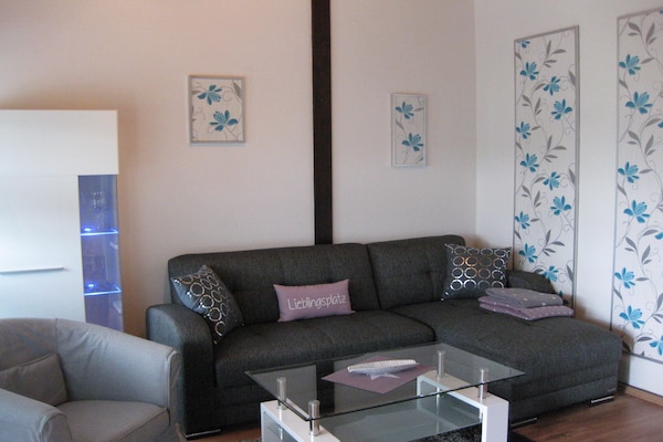 Foto van Vakantiehuis in Duitsland met natuurpracht - Vakantiehuis in Ronshausen - LivingRoom