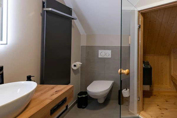 Foto van Premium Chalet in Buntenbock - Vakantiehuis in Clausthal-Zellerfeld - BathRoom