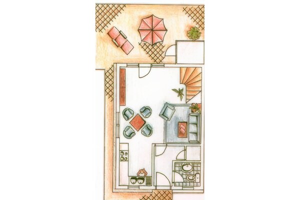 Foto van Halfvrijstaande woning in Hasselfelde - Vakantiehuis in Hasselfelde - FloorPlan