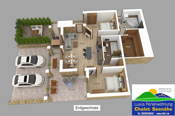 Foto van Luxe vakantieappartementchalet vlakbij het meer - Vakantiehuis in Schalkenmehren - Untagged
