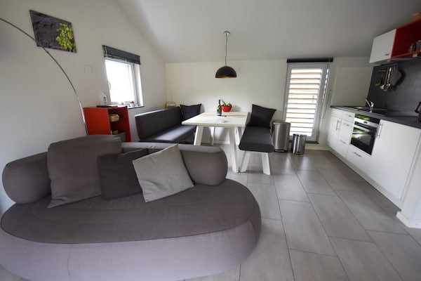 Foto van Vakantiehuis in Bos met Terras & BBQ - Vakantiehuis in Berlingen - LivingRoom