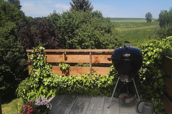 Foto van Vakantiehuis in Filz in de Eifel. - Vakantiehuis in Filz - TerraceBalcony