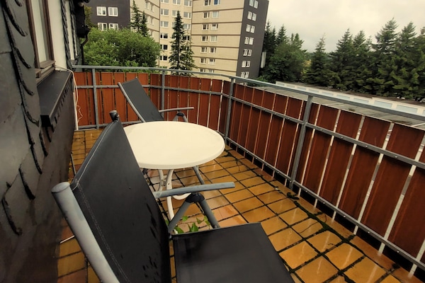 Foto van Appartement in Winterberg bij Kappe Berg - Vakantiehuis in Winterberg - TerraceBalcony